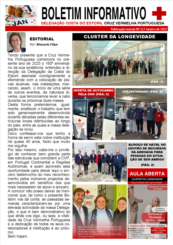 Boletim Informativo 117, Janeiro 2025